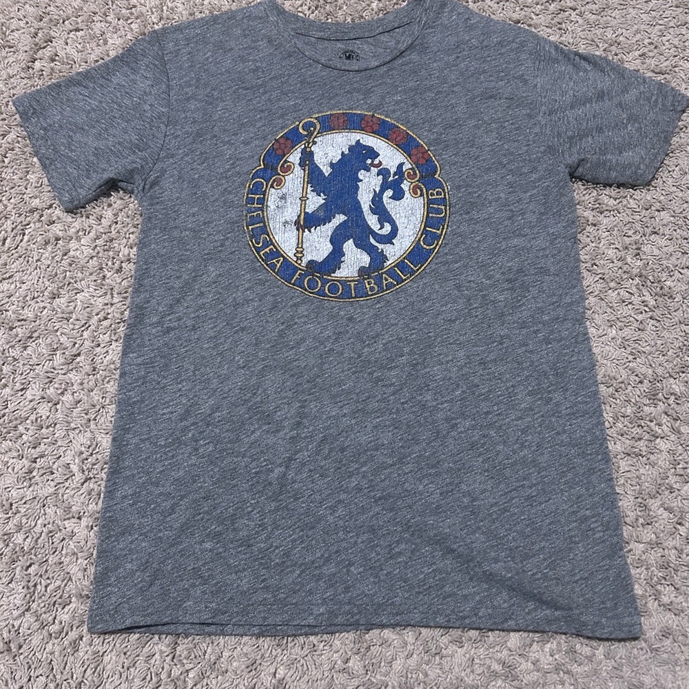 Chelsea FC Men's Gray Short Sleeve Tee